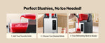 Amocart Slushie Machine No Ice Needed Slushy Machine Frozen Drink Maker w/ Single Tank Margarita Machine for Frozen Margaritas
