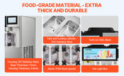 Bild in Galerie-Viewer laden, Amocart Commercial Slushy Machine 12L Singal or Double Tanks Cool and Freeze Modes, Stainless Steel Margarita Smoothie Frozen Drink Maker Slushie Machine for Party Cafes Restaurants Bars Home
