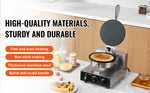 Amocart Electric Ice Cream Cone Maker Commercial Non-Stick Stainless Steel Egg Roll Mold with Temperature and Time Control