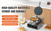 Bild in Galerie-Viewer laden, Amocart Electric Ice Cream Cone Maker Commercial Non-Stick Stainless Steel Egg Roll Mold with Temperature and Time Control
