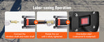 SucceBuy Electric Concrete Vibrator 1300W 16000 VPM 2HP Copper Motor Handheld Portable Pencil Remove Air Bubble and Level