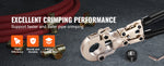 Amocart Copper Press Tool Tube Fittings Crimping Kit Pro Press Crimper w/ 1/2" 3/4" 1" Quick Change Jaws 360° Rotatable Crimper
