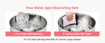 SucceBuy Cotton Candy Machine Commercial 1000W Electric Candy Floss Maker Easy Use with 15 inch Stainless Steel Bowl for Kids