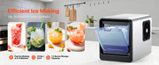 Bild in Galerie-Viewer laden, Amocart Countertop Ice Maker 33 44 lbs per Day Self-Cleaning Portable Machine w/Scoop Drawer-Style Ice Access Ice-Making Machin
