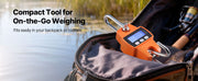 Load image into Gallery viewer, Amocart 660 lbs/300 kg Digital Crane Scale Portable Handheld Hanging Scale with LCD Display &amp; Hook for Farm Hunting Fishing
