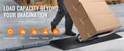 Load image into Gallery viewer, Amocart 1.2" Rise Threshold Ramp Cuttable Natural Rubber Wheelchair Ramp Scooter with Double-Sided Tape for Doorways Driveways
