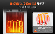 Charger l'image dans la visionneuse de galerie, Friteuse électrique professionnelle SucceBuy - Friteuse de comptoir avec panier en acier inoxydable - Friteuse à huile unique avec contrôle de la durée et de la température
