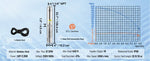 SucceBuy Deep Well Submersible Pump 0.5/1/1.5/2/3 HP 230V/60Hz Stainless Steel Water Pumps for Industrial, Irrigation & Home Use