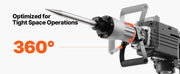Load image into Gallery viewer, Amocart Demolition Jack Hammer 2800 W Powerful Electric Jackhammer 1200 BPM Concrete Breaker with Carrying Case Gloves
