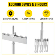 Load image into Gallery viewer, Amocart Dent Pull Bar 6 Claw Hook Dent Puller Single Leg Levelling Portable Dent Pull Bar Aluminum Alloy for Car Dent Repairing
