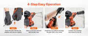 Bild in Galerie-Viewer laden, SucceBuy Core Drill Bit Internal Thread Diamond Dry Coring Bit w 3 Adapters Pilot Drill and Hex Wrench for Concrete Red Bricks
