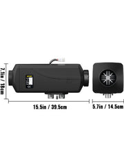 Load image into Gallery viewer, Amocart 5KW Air Diesel Heater 12V Diesel Parking Heater LCD Switch Diesel Heater Muffler for RV Motorhome Trailer Trucks Boats
