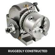 Load image into Gallery viewer, Amocart Dividing Head Precision Semi Universal BS-0 5" / 4" 3-Jaw Indexing Head Tailstock &amp; Chuck for Drilling Milling Grinding
