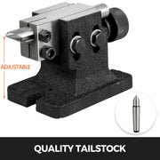 Load image into Gallery viewer, Amocart Dividing Head Precision Semi Universal BS-0 5" / 4" 3-Jaw Indexing Head Tailstock &amp; Chuck for Drilling Milling Grinding
