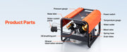 Load image into Gallery viewer, Amocart PCP Air Compressor 4500PSI/30Mpa Diving Scuba Tank Double-Cylinder Auto Stop with External Water &amp; Fan Cooling System
