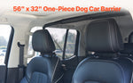 Amocart Dog Car Barrier Car Divider for Front Seats Vehicle Pet Barrier with See Through Net Mesh Universal-Fit Dog Car Barrier