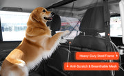 Charger l'image dans la visionneuse de galerie, Amocart Dog Car Barrier Car Divider for Front Seats Vehicle Pet Barrier with See Through Net Mesh Universal-Fit Dog Car Barrier
