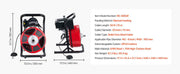 Load image into Gallery viewer, Amocart Drain Cleaner Machine 50 FT x 1/2 Inch Manual Feed Sewer Snake Auger with Air-Activated Foot Switch for 2" to 6" Pipes
