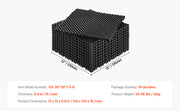 Load image into Gallery viewer, SucceBuy Interlocking Drainage Mat 12inx12in 12/24/40/50/55 Pcs Splicing Mats Non-Slip PP Drainage Floor Tile &amp; Shower Mat
