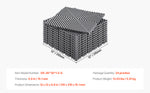 Amocart Interlocking Drainage Mat 12inx12in 12/24/40/50/55 Pcs Splicing Mats Non-Slip PP Drainage Floor Tile & Shower Mat