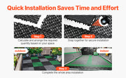 Load image into Gallery viewer, Amocart Interlocking Drainage Mat 12inx12in 12/24/40/50/55 Pcs Splicing Mats Non-Slip PP Drainage Floor Tile &amp; Shower Mat

