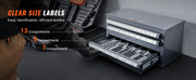 Load image into Gallery viewer, Amocart Steel Drill Dispenser Organizer Cabinet Storage Drill Bit Dispenser Cabinet Three-Drawer Drill Bit Organizer Cabinet

