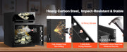 Load image into Gallery viewer, Amocart Drop Safe Large Capacity Front Drop Slot Safe Box with Digital Keypad Cash Depository Box with Spare Keys for Cash Bank
