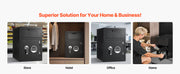 Load image into Gallery viewer, Amocart Drop Safe Large Capacity Front Drop Slot Safe Box with Digital Keypad Cash Depository Box with Spare Keys for Cash Bank
