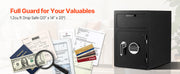 Load image into Gallery viewer, Amocart Drop Safe Large Capacity Front Drop Slot Safe Box with Digital Keypad Cash Depository Box with Spare Keys for Cash Bank
