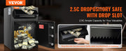 Load image into Gallery viewer, Amocart 1.7 Cub Depository Safe Deposit Safe Electronic Code Lock &amp; 2 Keys Business Drop Slot Safe for Cash Mail Office Hotel
