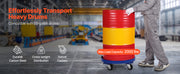 Bild in Galerie-Viewer laden, Amocart 2000lbs Drum Dolly 55Gal Barrel Mobile Base with Cross Braces &amp; 4 Swivel Wheels Hand Truck for Warehouse Drum Handling
