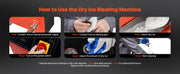 Bild in Galerie-Viewer laden, Amocart Dry Ice Blasting Machine 7.5/5KG Dry Ice Cleaning Machine with 4 Nozzles Adjustable Pressure &amp; Dry Ice 110V/220V
