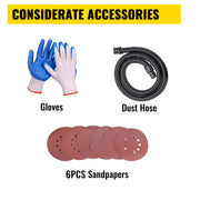 Bild in Galerie-Viewer laden, SucceBuy Drywall Sander 850W Variable Speed 800-1750RPM Electric Drywall Sander Foldable Sheetrock Sander with Handle Vacuum Bag
