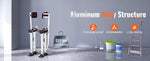 Amocart Drywall Stilts 18''/36''Adjustable Aluminum Tool Stilts with Protective Knee Pads Non-Slip Work Stilts for Home