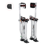 Amocart Drywall Stilts 18''-30''/36''-50'' Adjustable Aluminum Tool Stilts Protective Knee Pads Non-Slip Work Stilts for Home