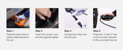 Charger l'image dans la visionneuse de galerie, Amocart Electric Car Jack 3T Scissor Jack with Electric Impact Wrench 12V Portable Car Jack Lifting for SUV Truck Tire Change
