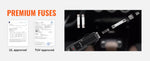 Amocart 5T Electric Car Jack Hydraulic Car Jack with Built-in Inflatable Pump LED Light Car Jack for SUV MPV Truck Change Tire