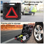 Bild in Galerie-Viewer laden, Amocart 4-In-1 Electric Car Jack 12V 5T Portable Hydraulic Jack Impact Wrench Tire Compressor Lifting LED Light Car Repair Tool
