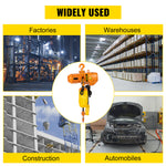 SucceBuy 0.5/1Ton 1PHASE Industrial Electric Chain Hoist  3MHigh Heavy Duty Cranes Hoists with Limit Switch Hot Forging G80 Hook