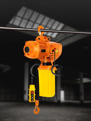 Load image into Gallery viewer, Amocart 0.5/1Ton 1PHASE Industrial Electric Chain Hoist  3MHigh Heavy Duty Cranes Hoists with Limit Switch Hot Forging G80 Hook
