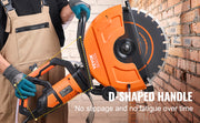 Load image into Gallery viewer, Amocart Electric Concrete Saw 16 in 3200 W Motor Circular Cutter with Max. 6 in Adjustable Cutting Depth Pump Blade for Brick
