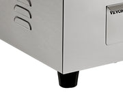 Charger l'image dans la visionneuse de galerie, Amocart 21In Commercial Electric Grill Flat Pan Stainless Steel Desktop Griddle Hotplate Teppanyaki Grill w/Temperature Control

