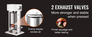 Load image into Gallery viewer, SucceBuy 10L/15L Electric Sausage Stuffer Stainless Steel Making Sausage Machine Commercial Grade with 4 Filling Funnel for Home
