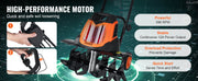 Bild in Galerie-Viewer laden, SucceBuy 12 Amp Electric Tiller 18" Tilling Width 3.94" Tilling Depth Corded Electric Tiller/Cultivator Steel Mn Tines Rototille
