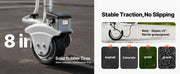 Bild in Galerie-Viewer laden, Amocart Electric Trailer Dolly 5500lbs 380W 12V Motorized Jockey Wheel with 23ft/min Moving Speed for Caravan Boat Moving
