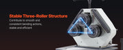 Charger l'image dans la visionneuse de galerie, SucceBuy 2.2KW Electric Roll Bending Machine with 180° Maximum Bending Angle Support Horizontal/Vertical Operation (220V 60Hz)

