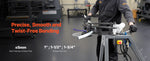 SucceBuy Electric Tube Bending Machine 750W Electric Tubing Bender w/ 6L Hydraulic Cylinder w/ 3 Dies for 1" 1-1/2" 1-3/4" Pipes