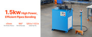 Bild in Galerie-Viewer laden, SucceBuy Electric Tube Bending Machine 1.5 KW Electric Tube Bender for 5/8 to 1-1/2in Pipes with 5 Set Dies, Manual &amp; Auto Modes

