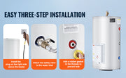 Load image into Gallery viewer, SucceBuy Electric Water Heater 40/70L Tank Instant Hot Water Heater 1.6Kw Tankless Water Heater w/ LED Display Knob Control IPX4
