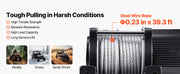 Load image into Gallery viewer, Amocart 4500LBS Electric Winch 12V ATV/UTV Winch with 39ft Steel Wire Rope Wireless &amp; Wired Remote Control for Towing Off-Road
